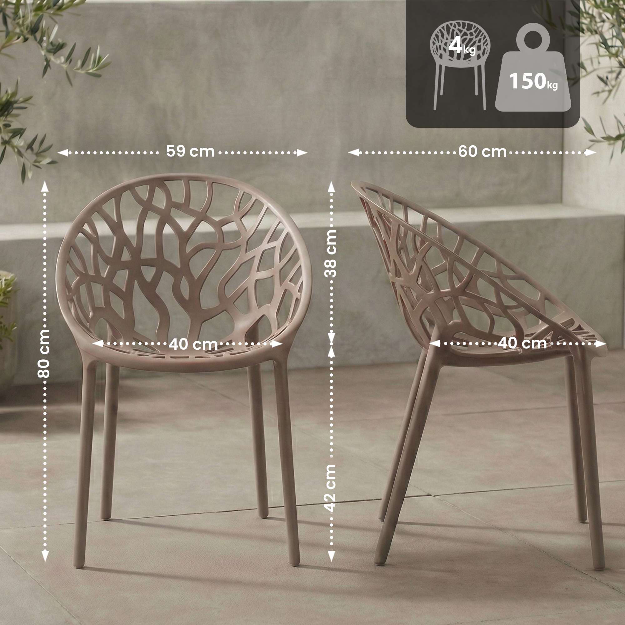 Sedia da giardino Hope