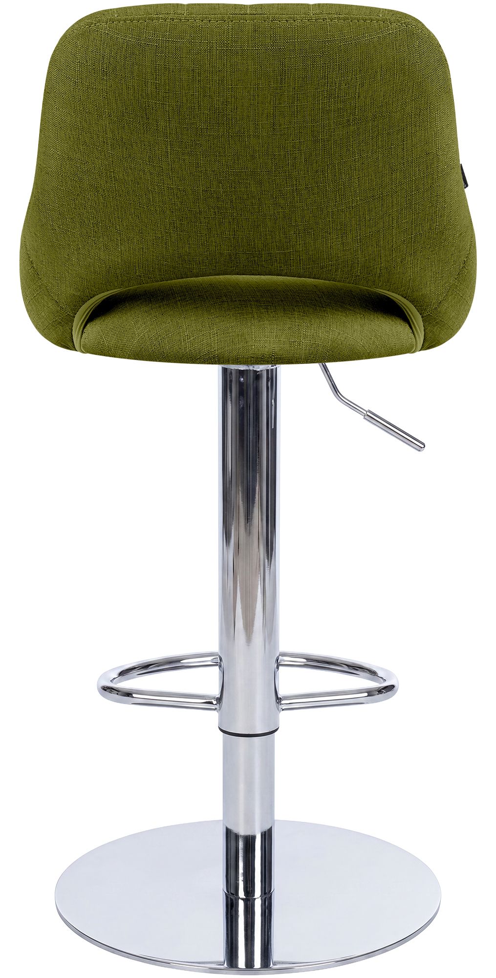 Set di 2 sgabelli da bar Milet cromati con base extra pesante