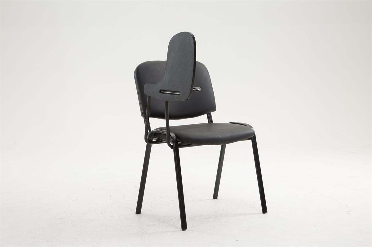 Sedia Ken in similpelle con tavolino ribaltabile