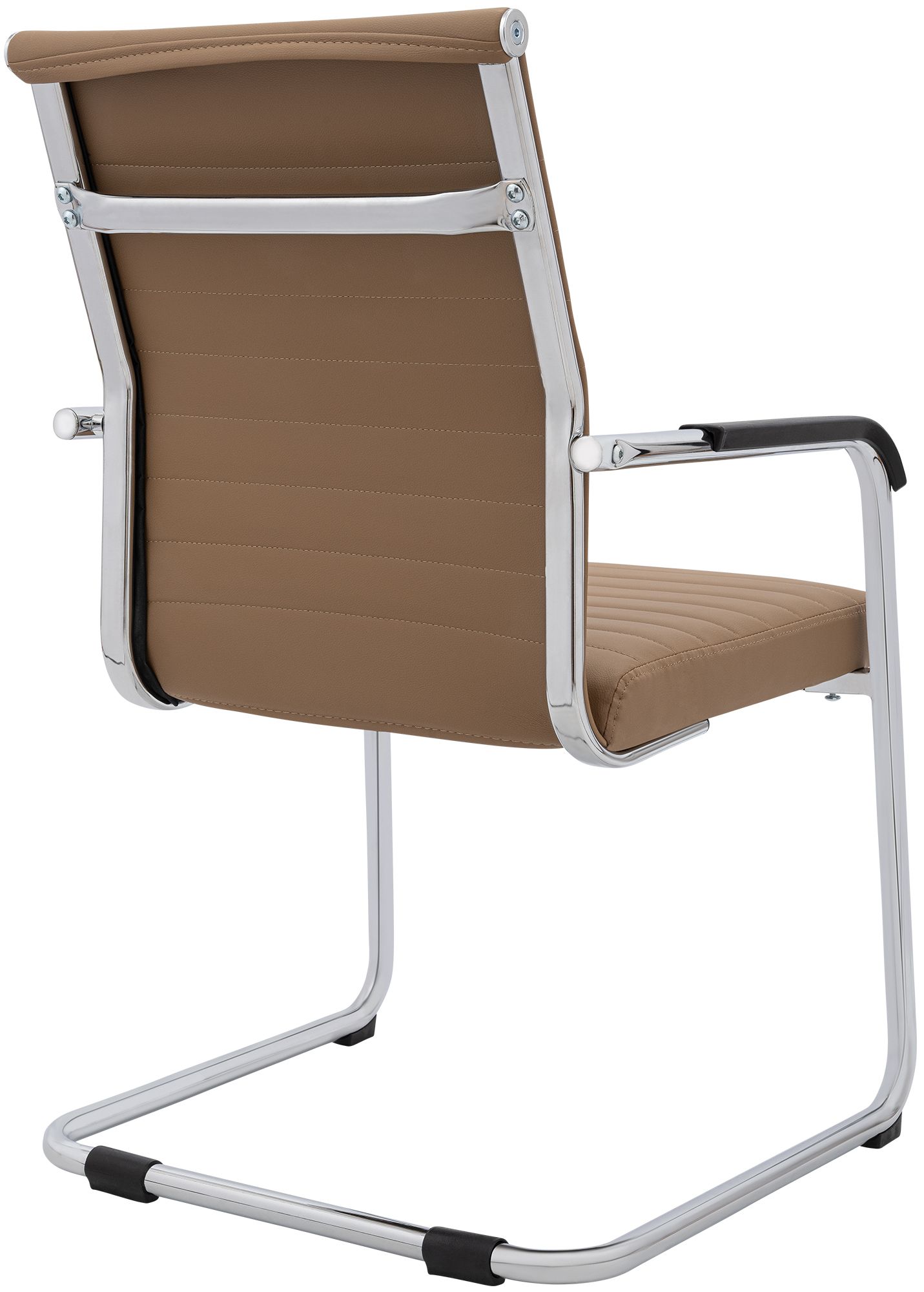 Sedia cantilever Hakon in similpelle