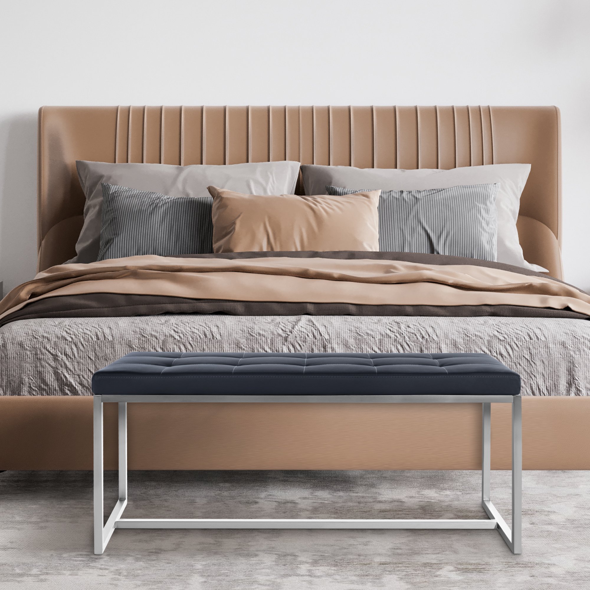 Panchina design Barci in similpelle