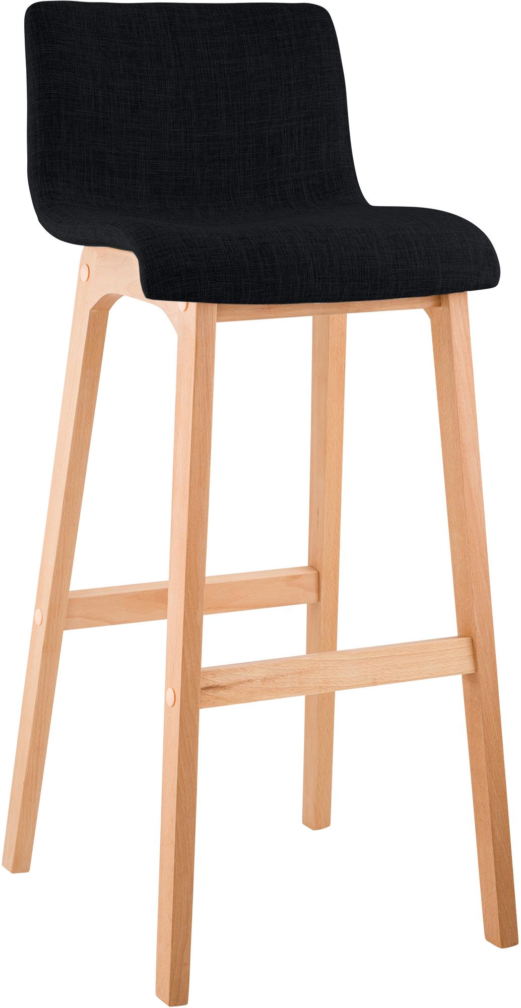 Sgabello da Bar Hover Tessuto Base a Quattro Gambe Natura