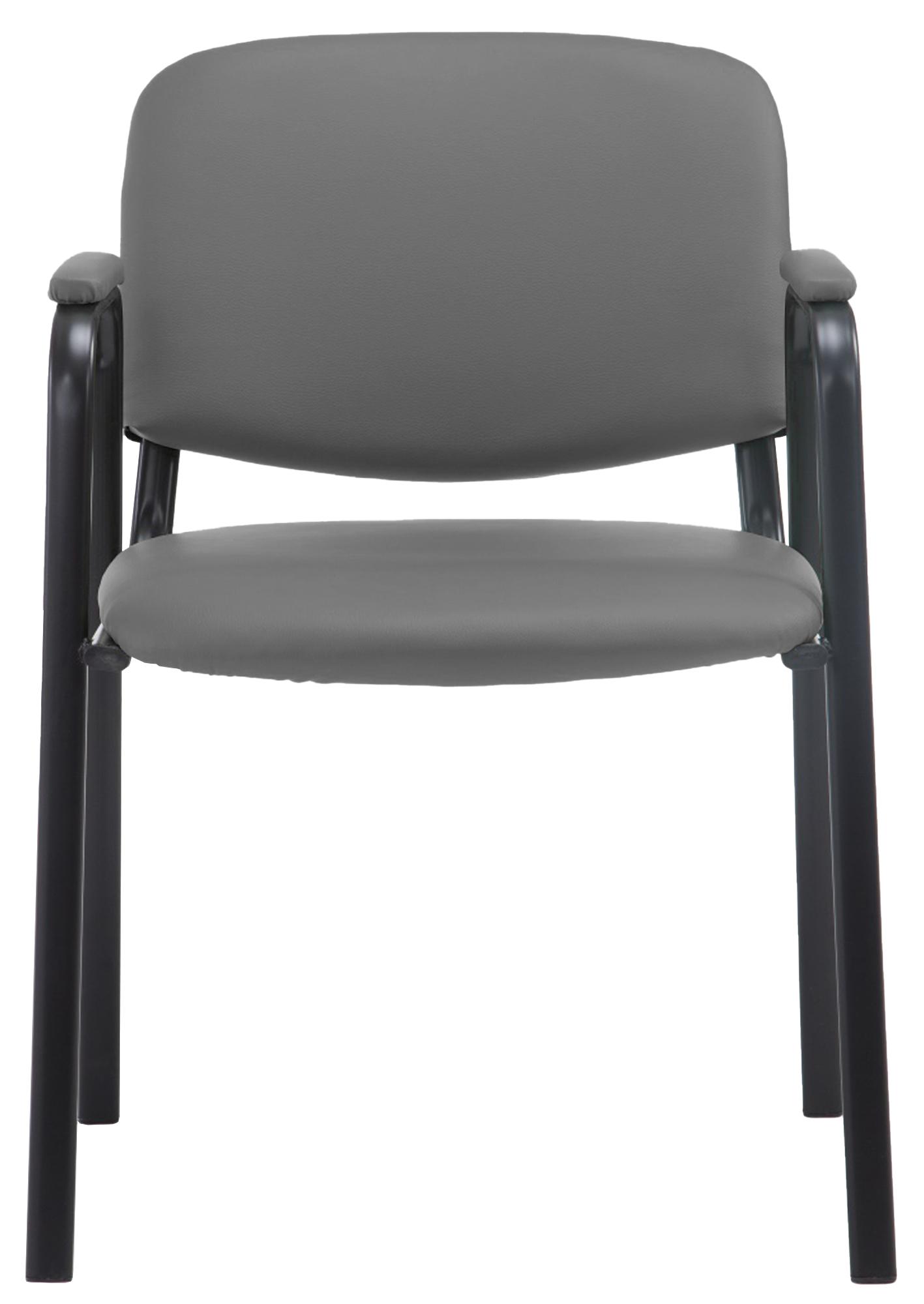 Sedia impilabile Ken Pro in ecopelle