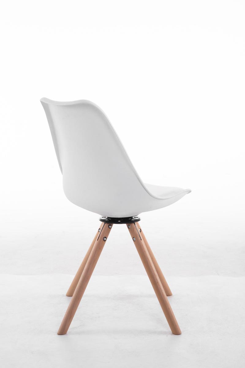 Sedia design Troyes Girevole Similpelle Rotondo