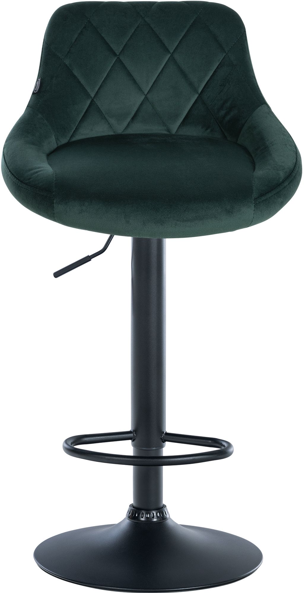 Set di 2 sgabelli da bar Lazio Velvet