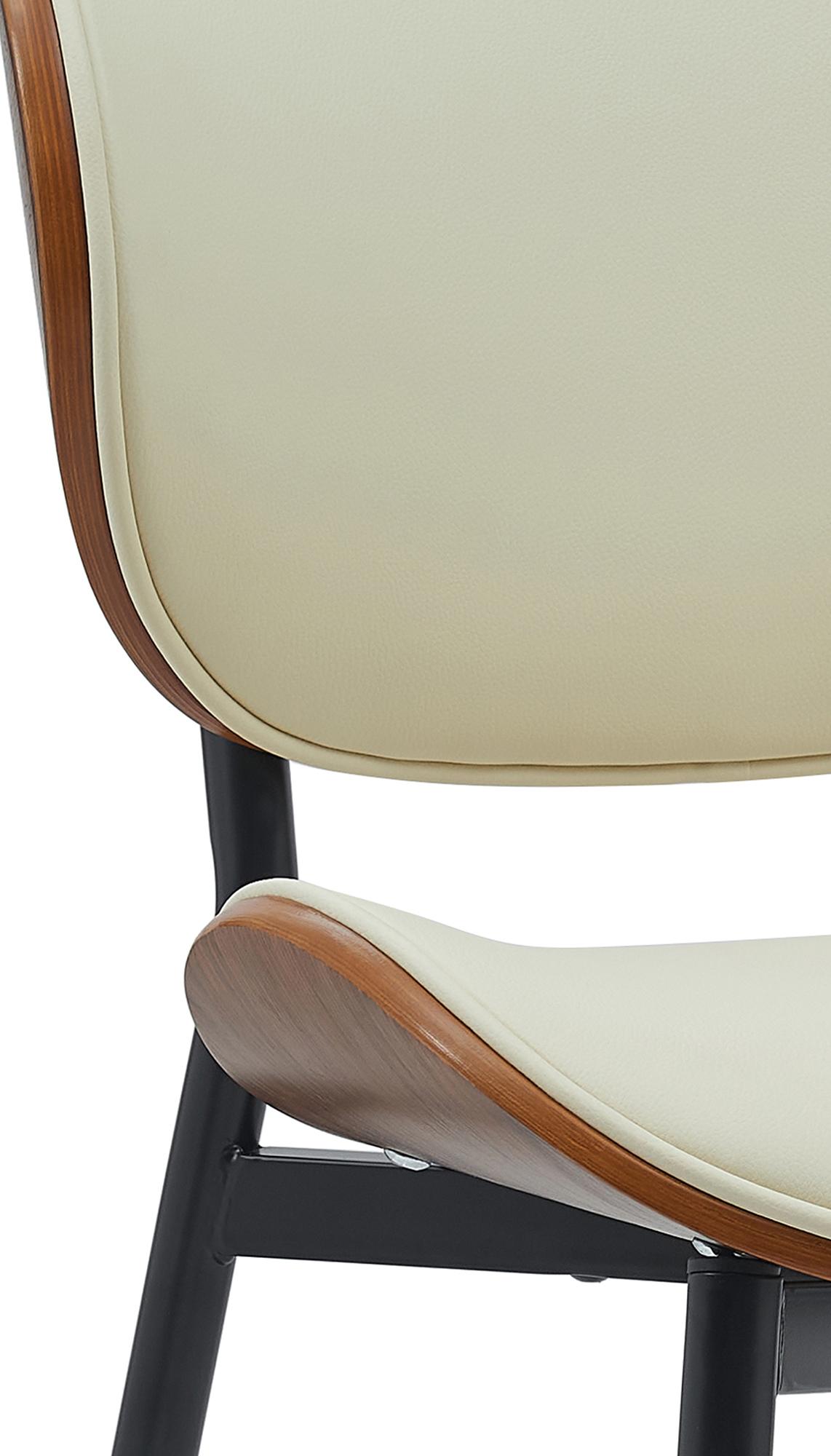 Sedia Enid con rivestimento in similpelle o tessuto