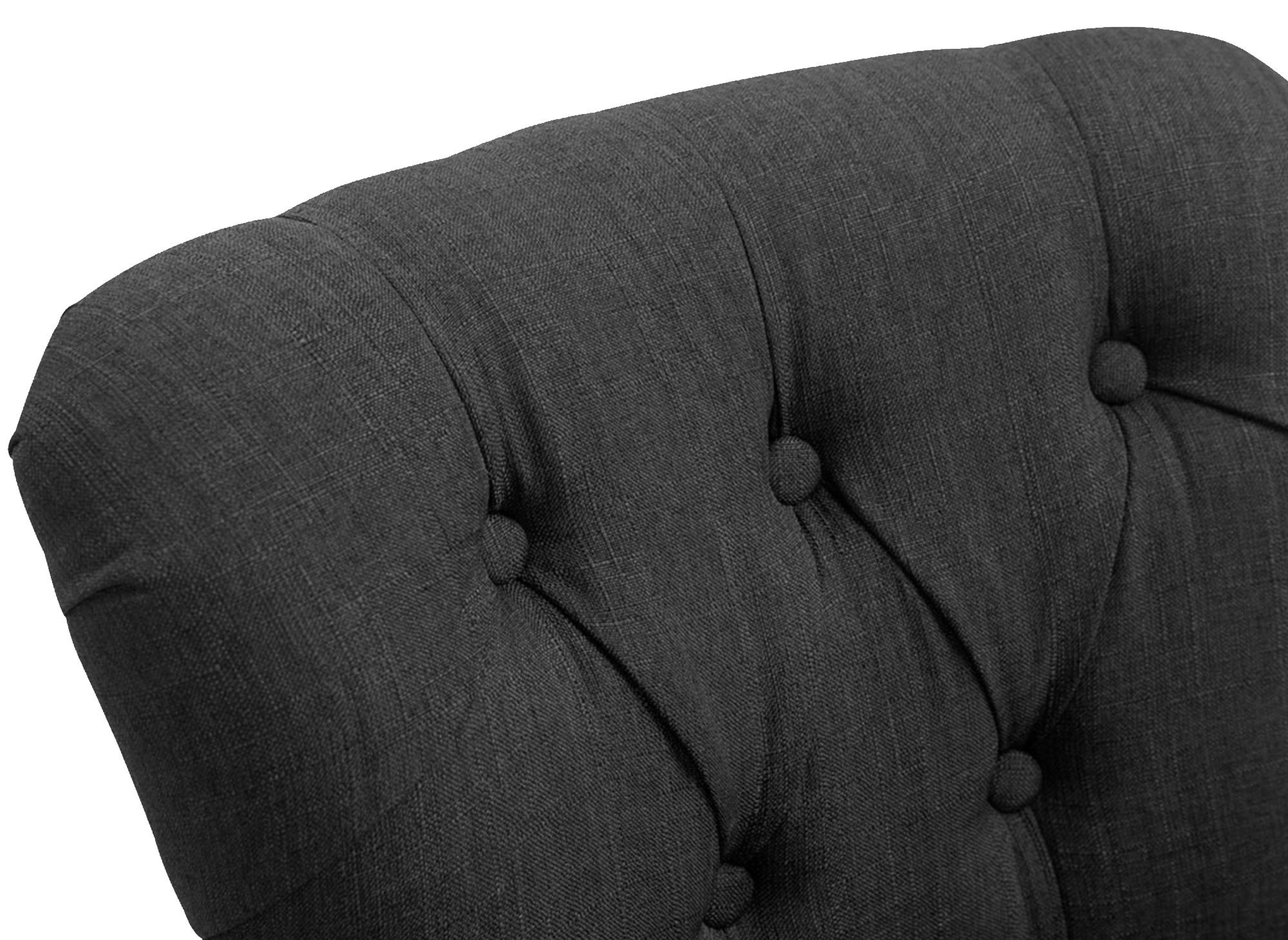 Sgabello Lakewood stoffa antico-scuro