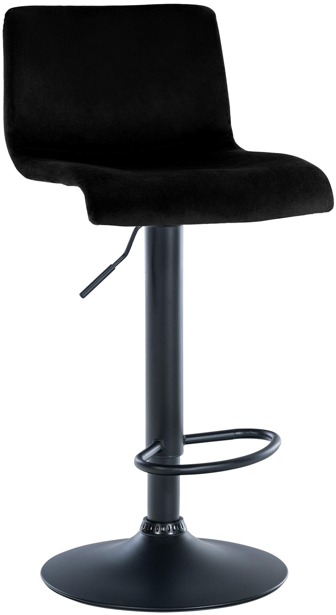 Sgabello Bar Hover in Velluto