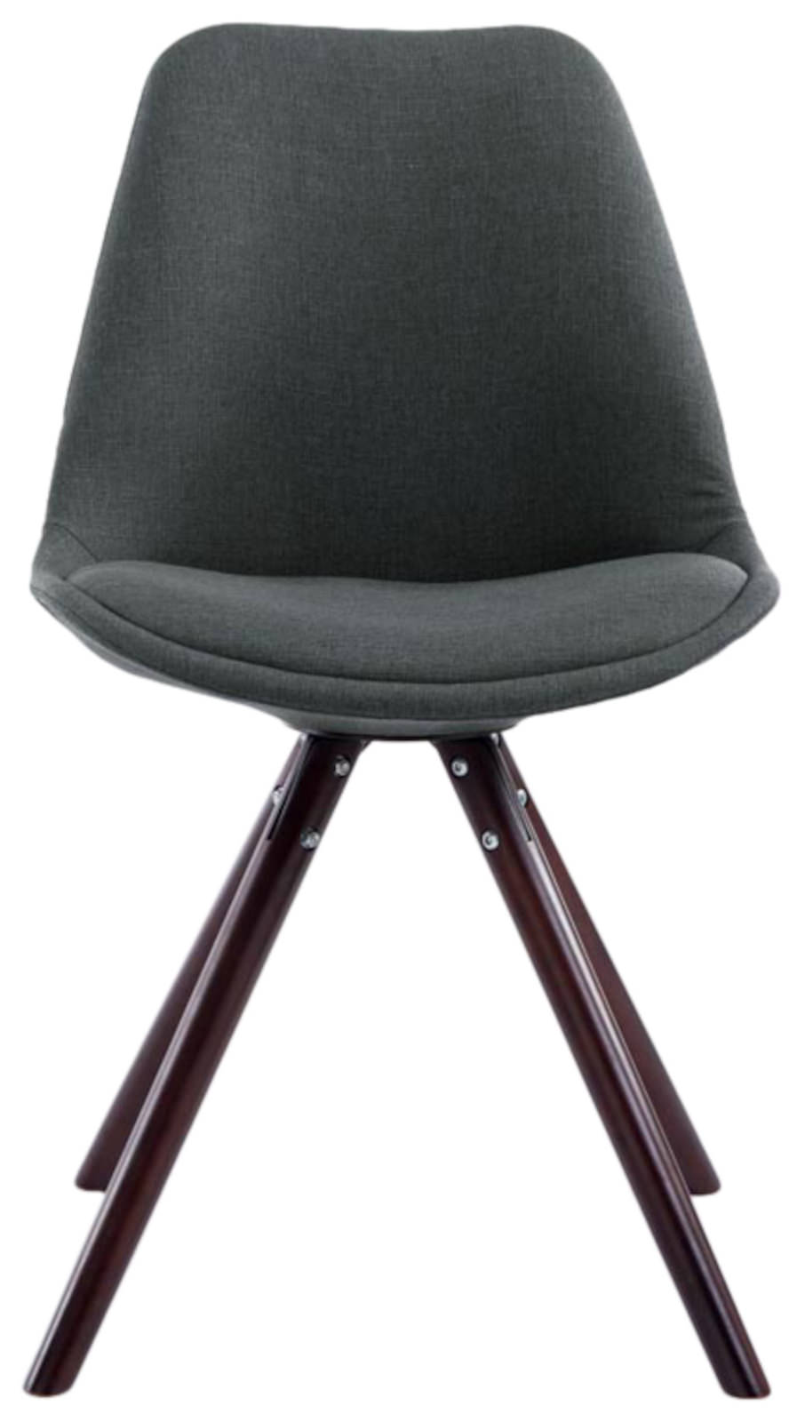 Set di 4 sedie per visitatori Toulouse Fabric Round