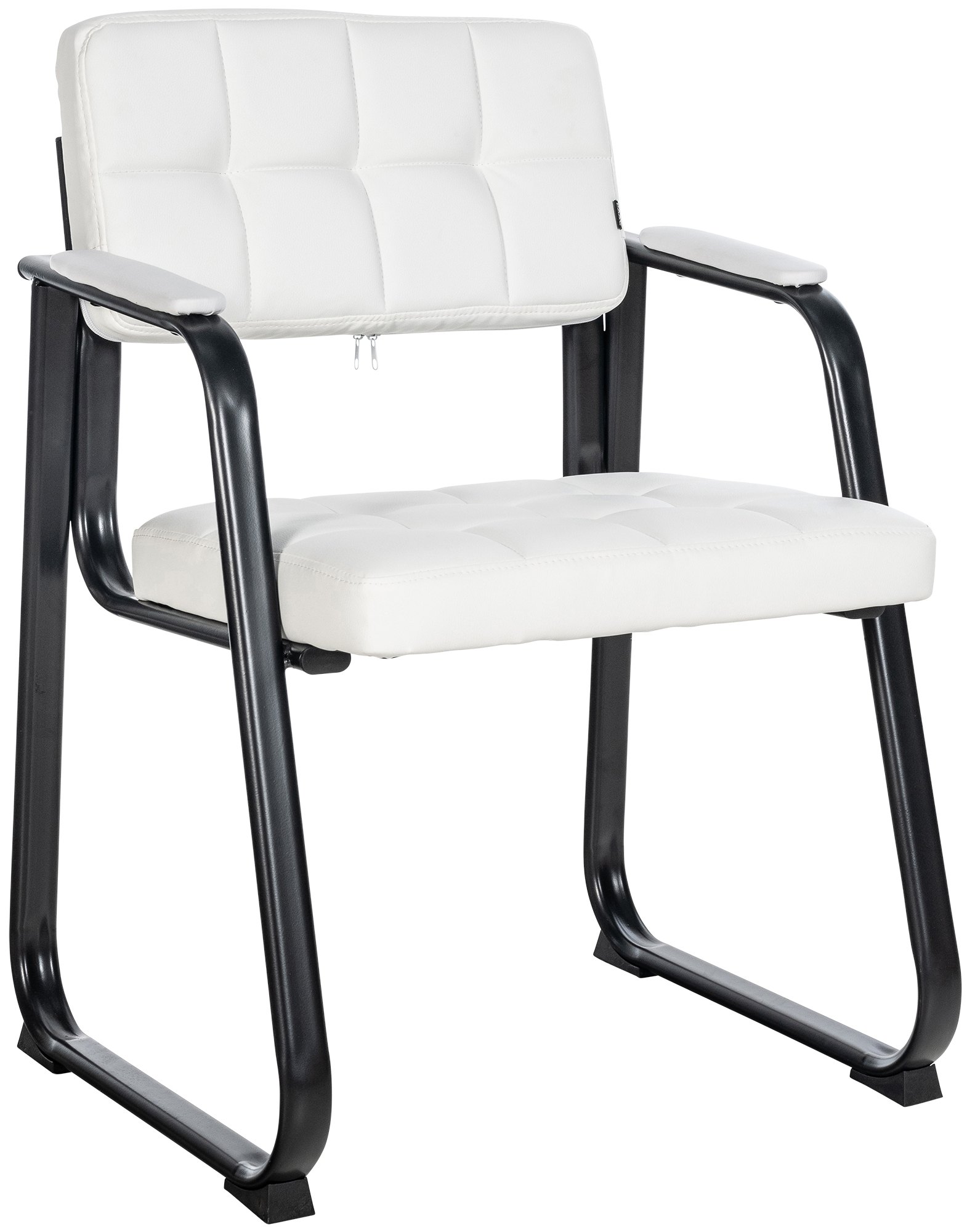 Sedia Visitatore Canada B in Similpelle